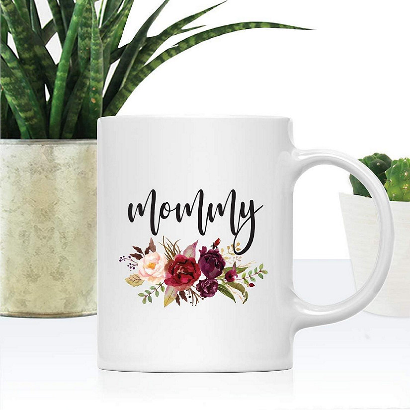 Mommy Florals Ceramic Mug Image