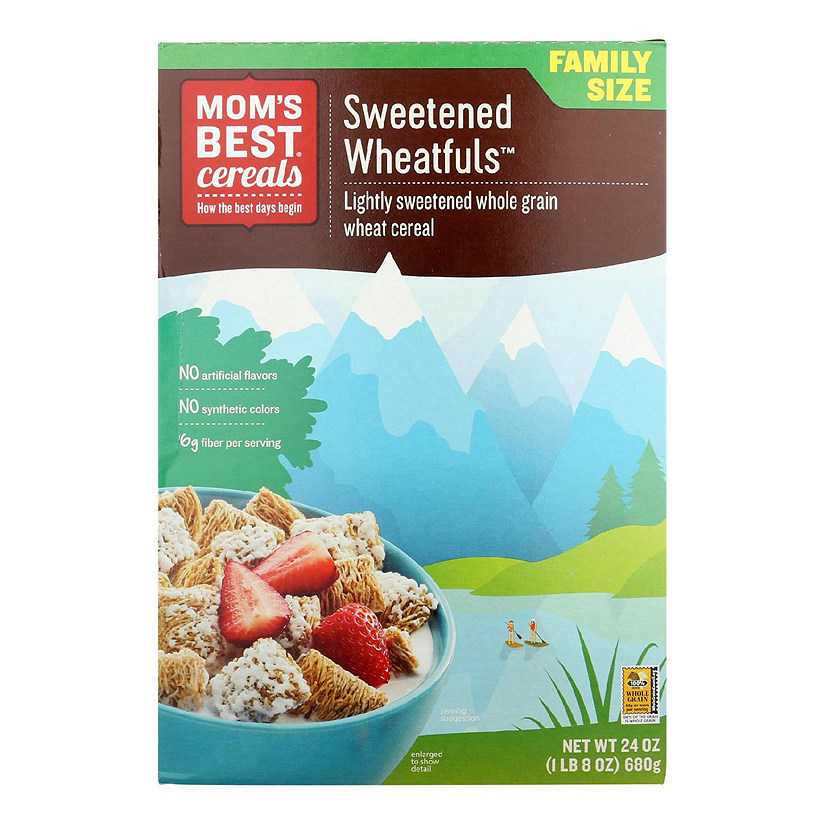 Mom's Best Naturals Wheat-Fuls - Sweetened - Case of 12 - 24 oz. Image