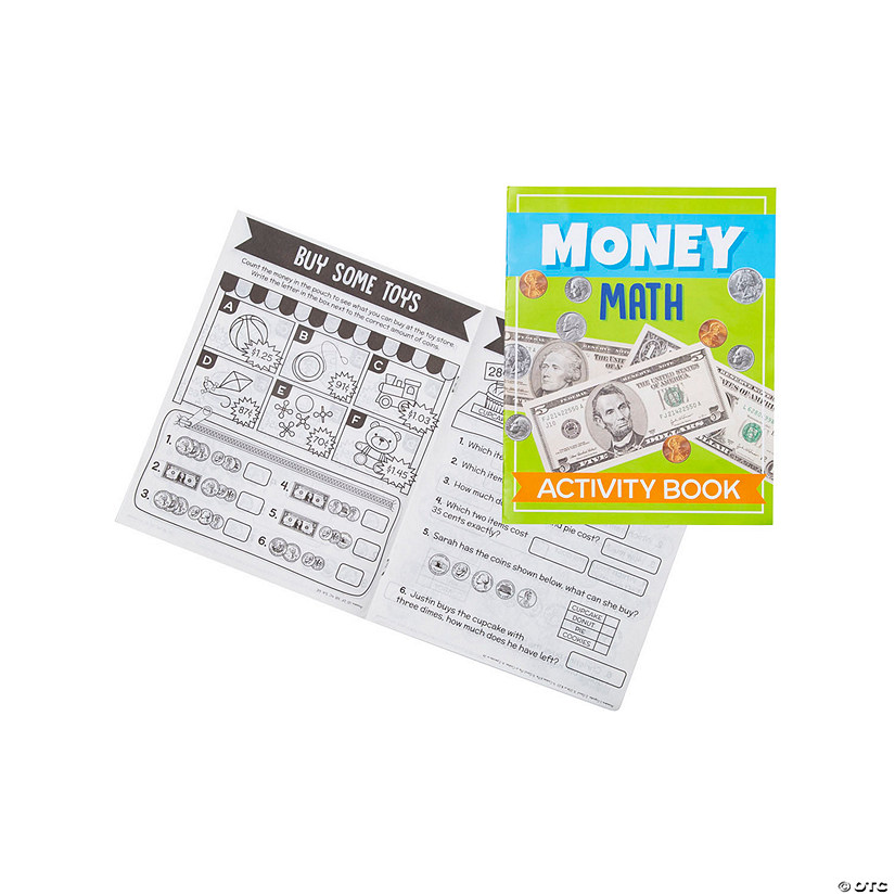 Money Math Activity Books | Oriental Trading
