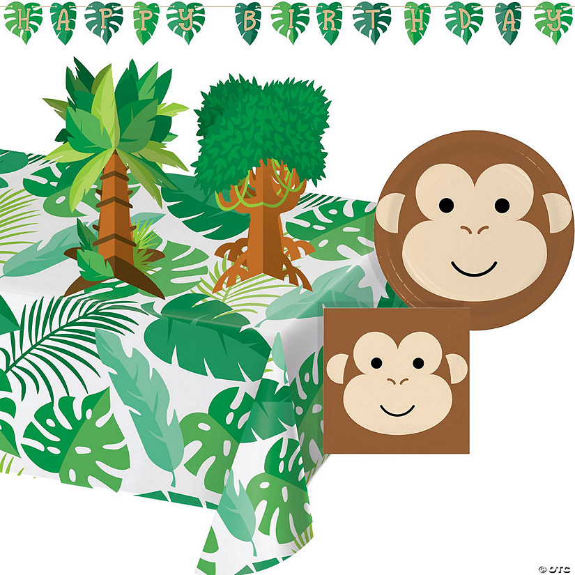 Monkey Birthday Party Kit Image