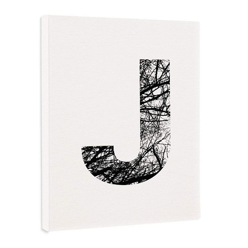 Monogram Tree Branch Art J 8.5x11in Image