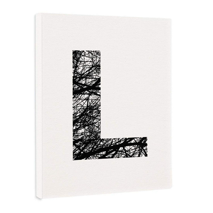 Monogram Tree Branch Art L 8.5x11in Image