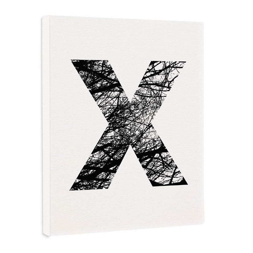 Monogram Tree Branch Art X 8.5x11in Image