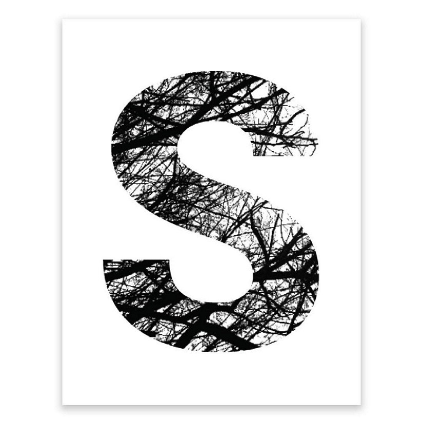 Monogram Tree Branch S 8.5x11in Image