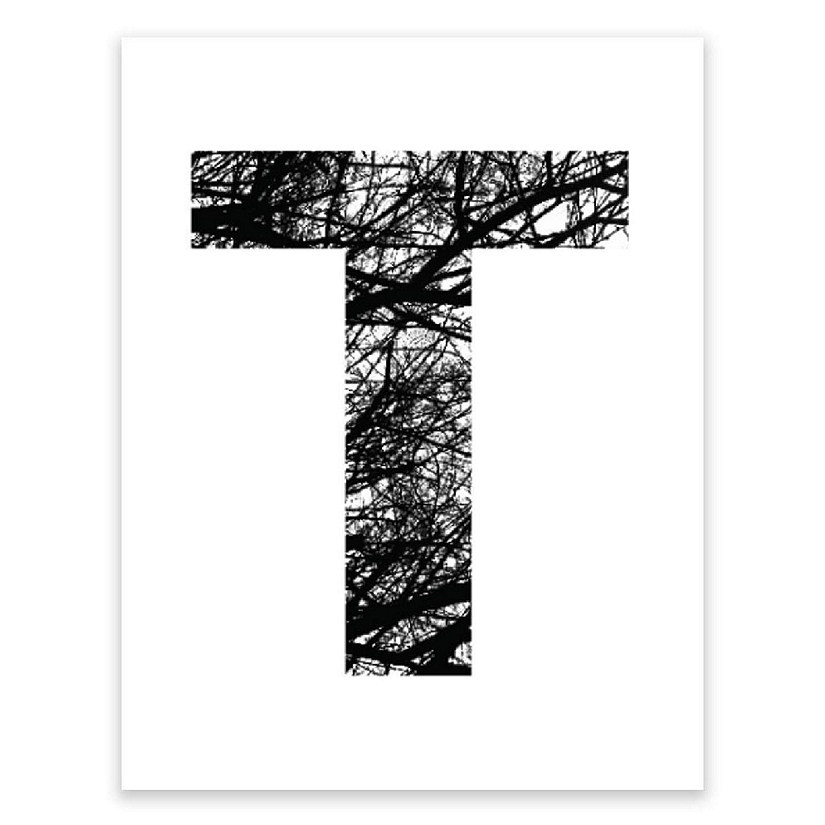 Monogram Tree Branch T 8.5x11in Image