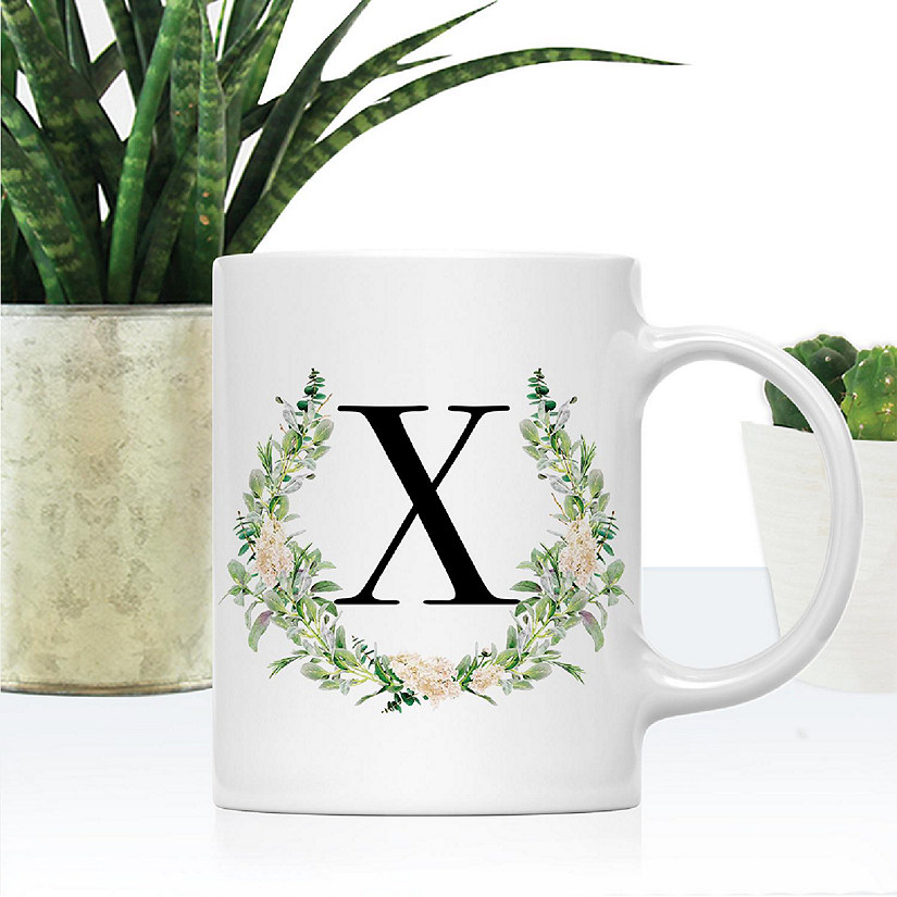 Monogram X Ceramic Mug Garden Green Image