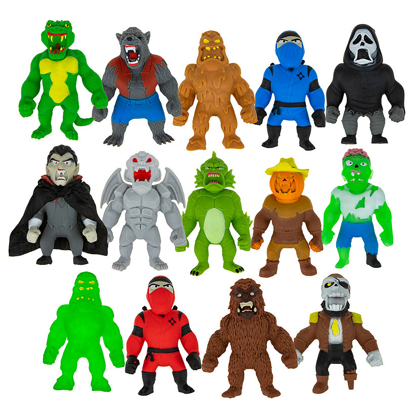 MONSTER FLEX Series 2 - Super Stretchy Monsters, set of 14 unique toys Image