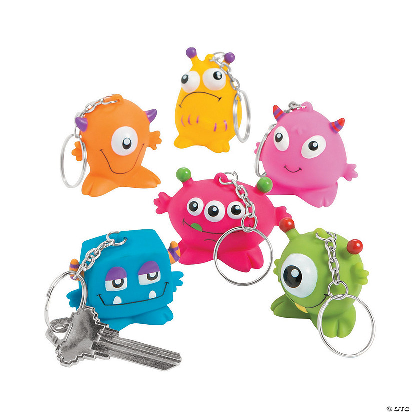 Monster Keychains - 12 Pc. Image