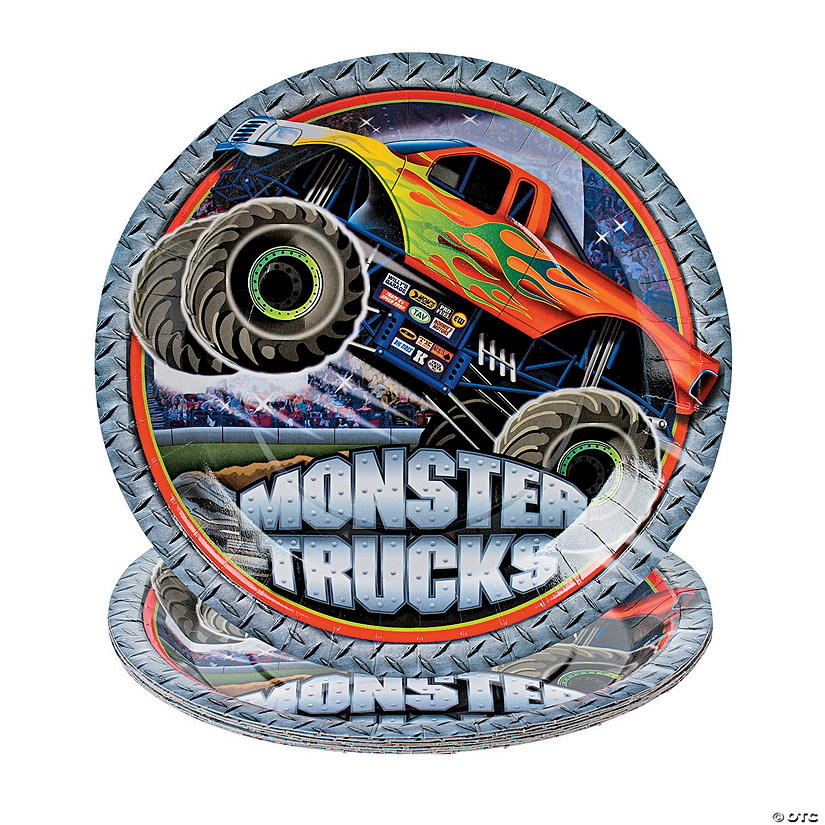 Monster Trucks Dinner Plates Discontinued