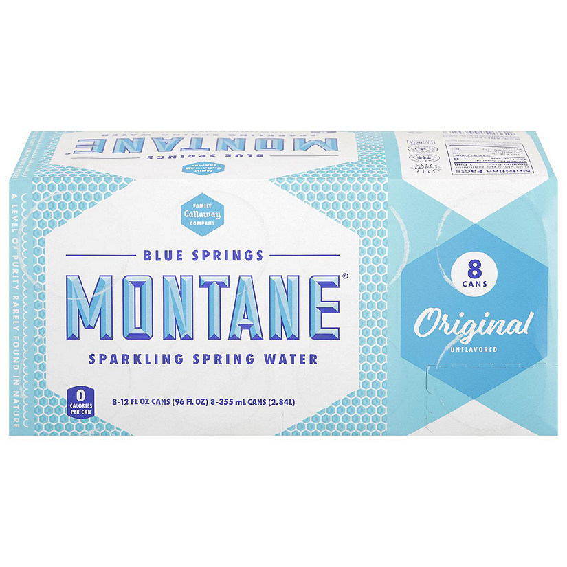 Montane - Water Sparkling Unflvr - Case of 3 - 8/12 FZ Image