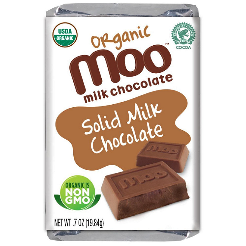 Moo Chocolates - Chocolate Mixed Mini Natural - Case of 14-.07 OZ Image