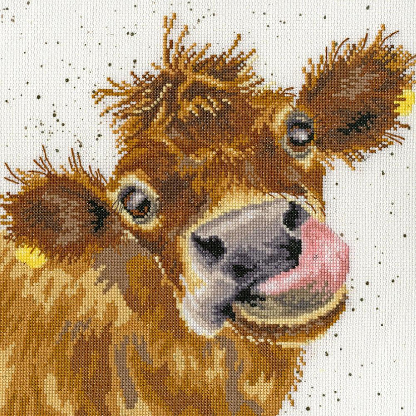 Moo XHD48 Bothy Threads Counted Cross Stitch Kit Image