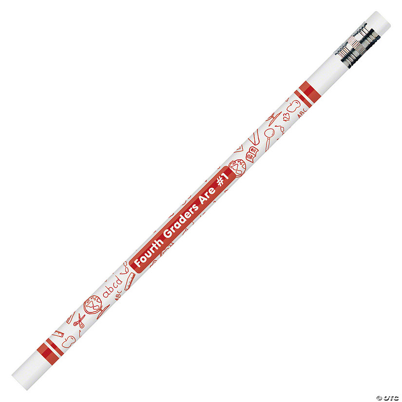 Moon Products Pencils 4th Graders Are #1, 12 Per Pack, 12 Packs Image