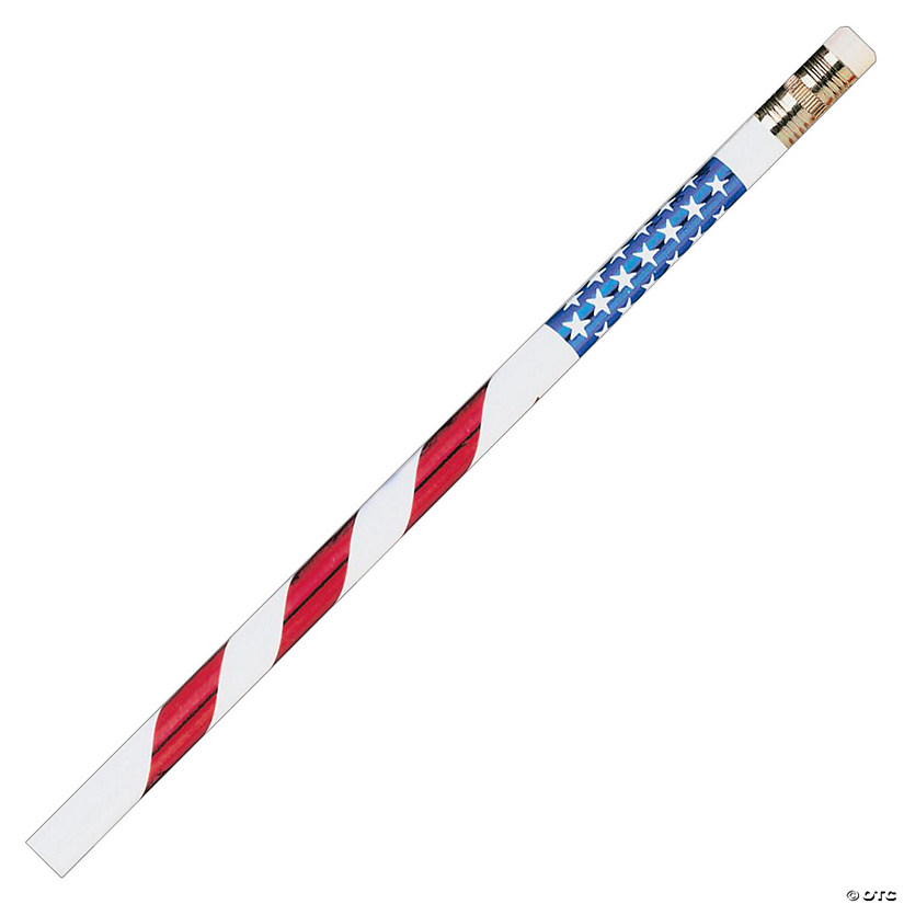 Moon Products Pencils Stars & Stripes, 12 Per Pack, 12 Packs Image