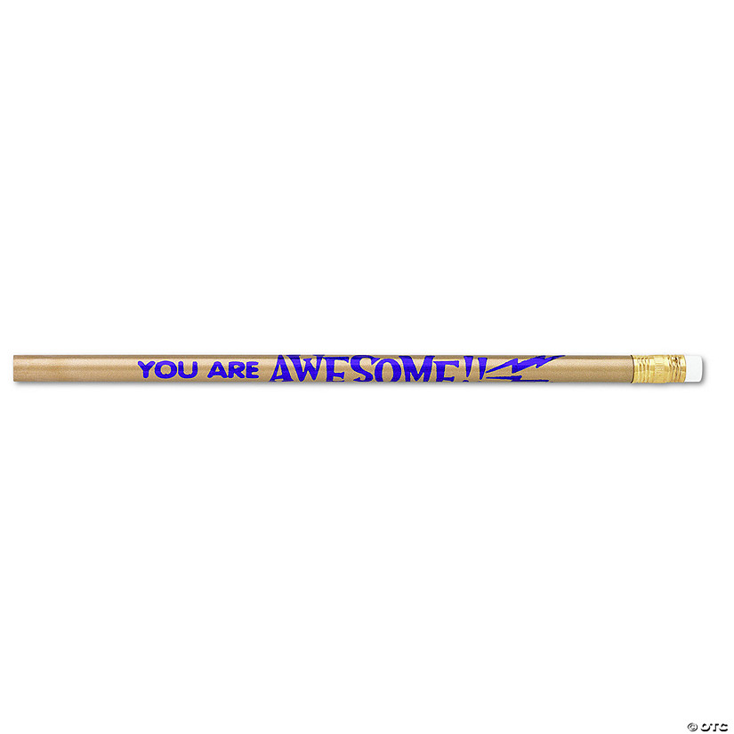 Moon Products Pencils You Are Awesome!, 12 Per Pack, 12 Packs Image