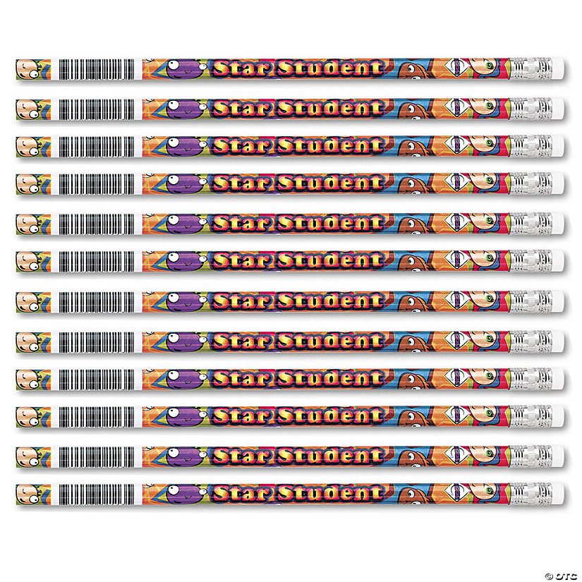 Moon Products Star Student Pencils, 12 Per Pack, 12 Packs Image