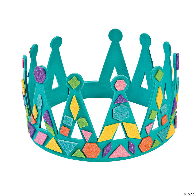 Mosaic Crown Craft Kit Oriental Trading