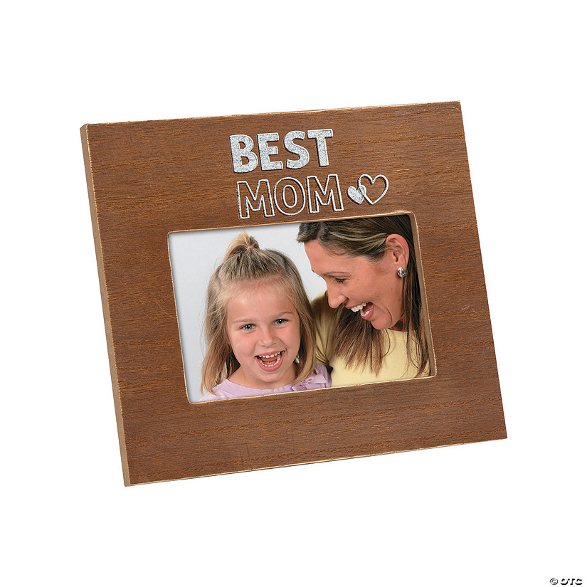 Mother&#8217;s Day Best Mom Picture Frame with Easel Image