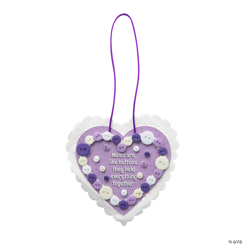 Mother&#8217;s Day Button Sign Craft Kit - Makes 12 Image