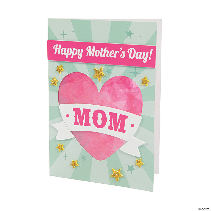 Mother&#8217;s Day Card Craft Kit - Makes 12 Image