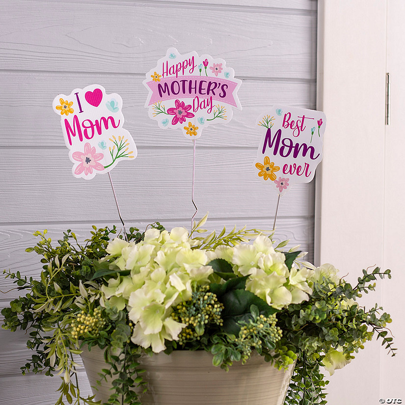 Mother&#8217;s Day Plant Stakes &#8211; 6 Pc. Image