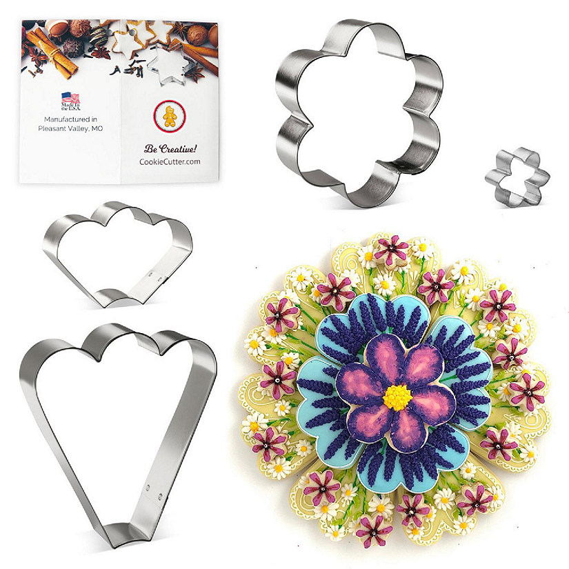 Mother's Day Cookie Platter 4 Pc Set HS0454 Image