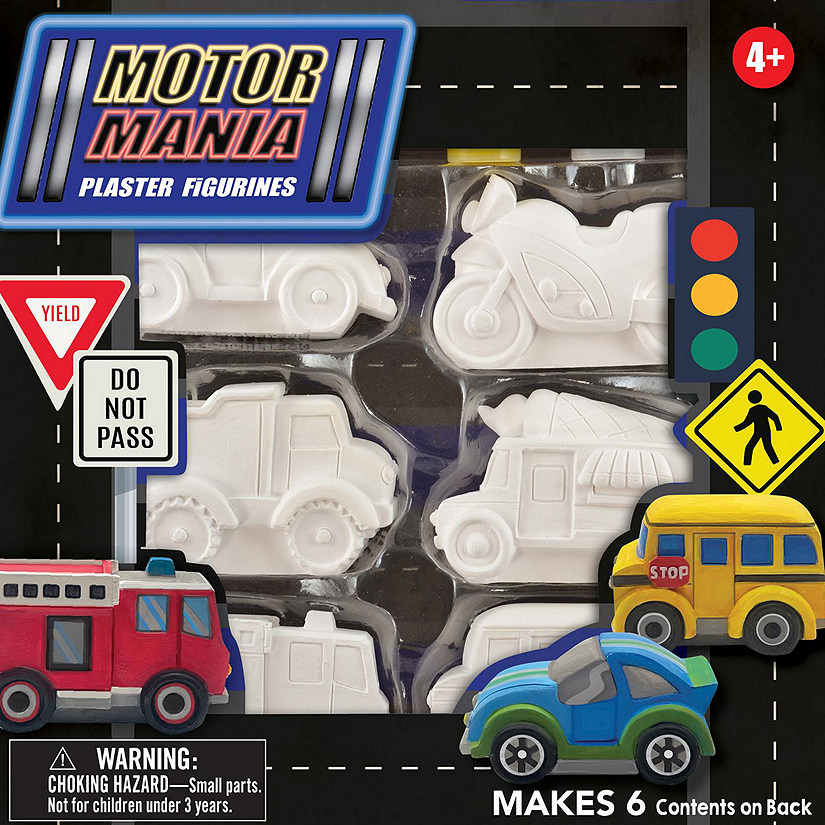 Motor Mania - Plaster Figurine Paint Set Image