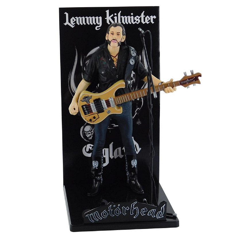 Motorhead Lemmy Kilmister Deluxe Figure Rickenbacker Guitar Eagle Image