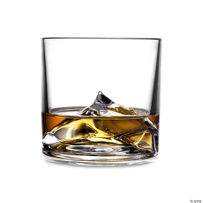 Mount Everest Crystal Bourban Whiskey Glasses, Set of 4 Image