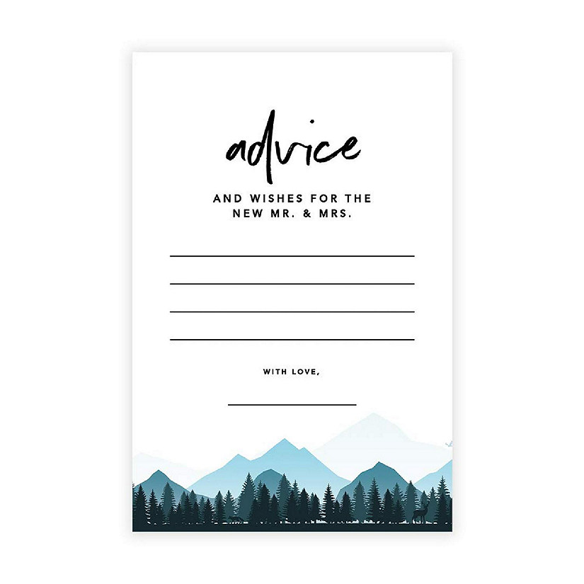 Mountain Forest Advice 4x6IN 56PC Image