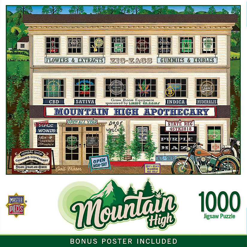 Mountain High 1000 Piece Jigsaw Puzzle Image