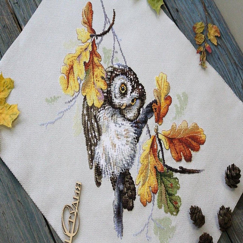 MP Studia - Owl Look SNV-725 Counted Cross Stitch Kit Image