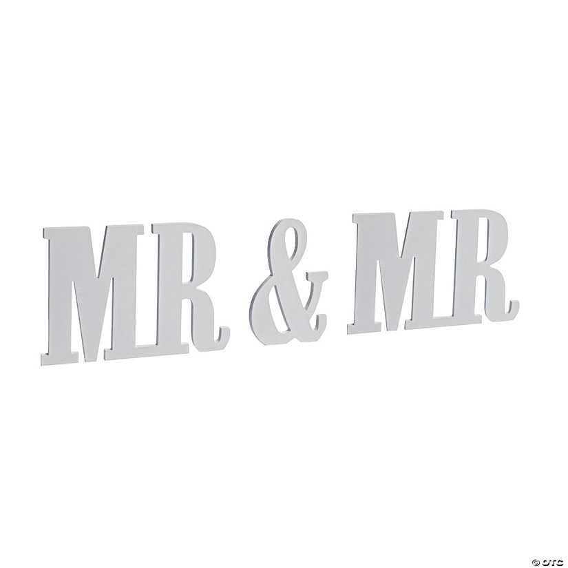 Mr. & Mr. Tabletop Sign Kit &#8211; 3 Pc. Image