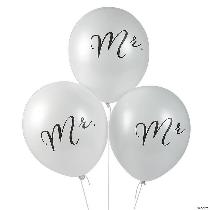 Mr. 11" Latex Balloons | Oriental Trading