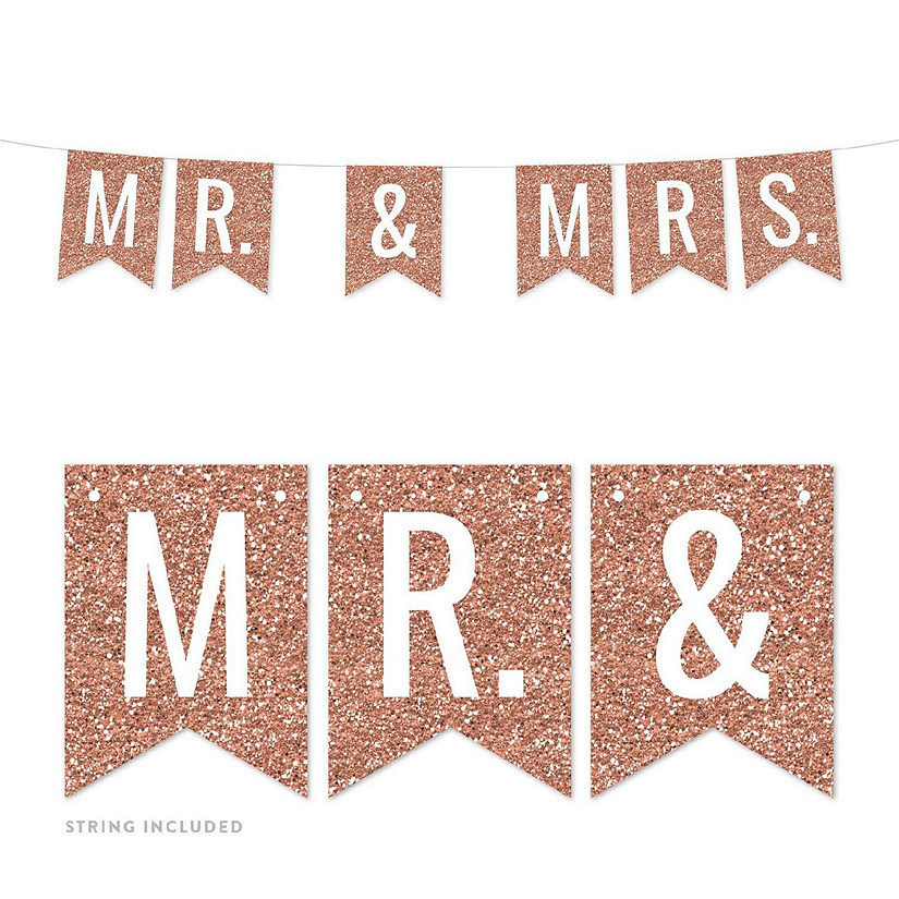 Mr &amp; Mrs Wedding 4x5.5IN Banner Image