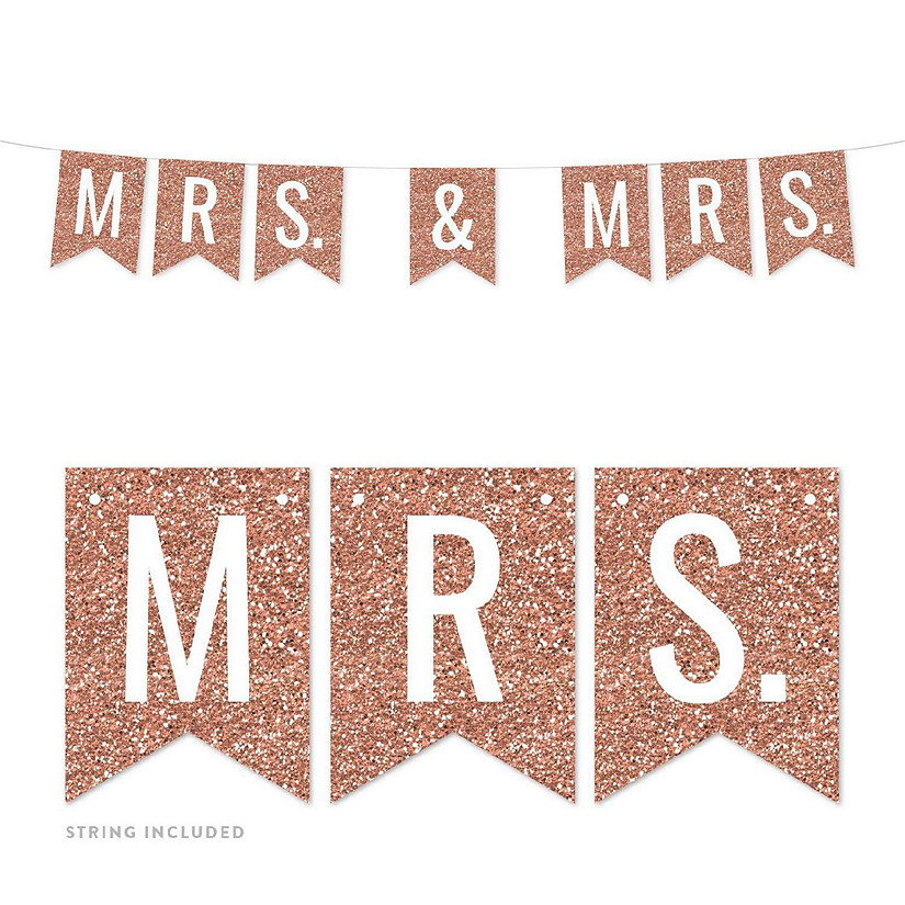 Mrs &amp; Mrs Wedding 4x5.5IN Banner Image