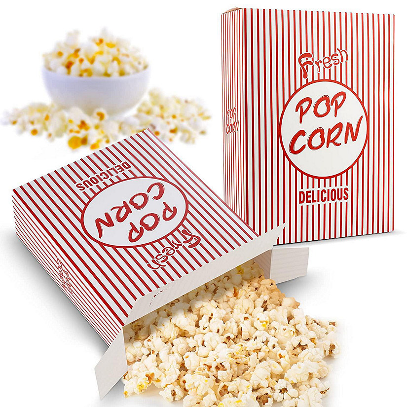 MT Products Popcorn Boxes for Party - 3.3 oz Popcorn Buckets - Pack of 40 Image