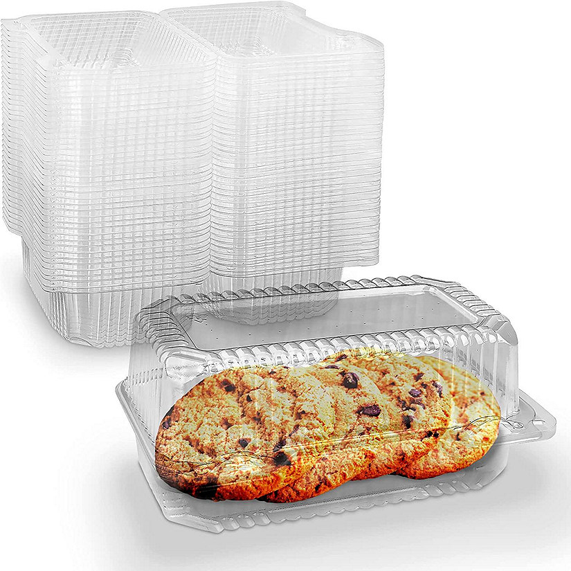 MT Products Small Plastic Containers / Plastic Cake Containers with