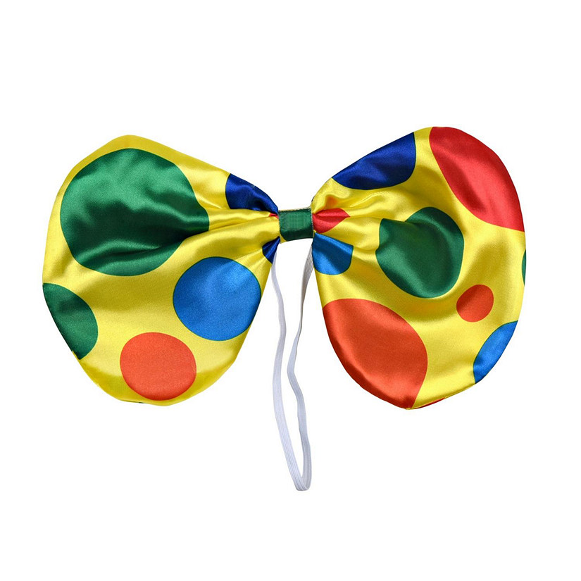 Multicolor Polka Dot Bow Tie - Large Image