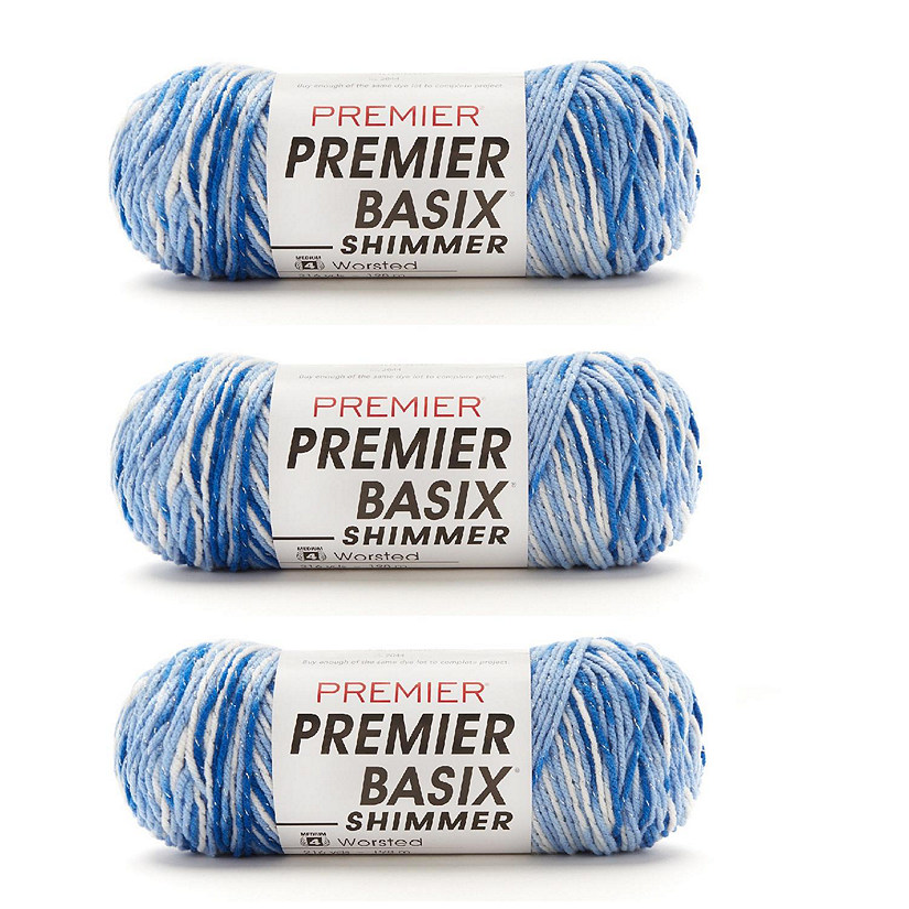 Multipack of 3 - Premier Basix Shimmer-Snowfall Shimmer Image