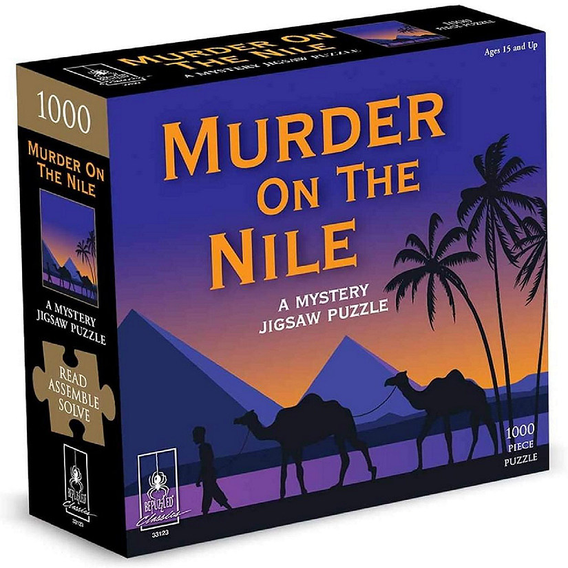 Murder On The Nile 1000 Piece Mystery Jigsaw Puzzle Image