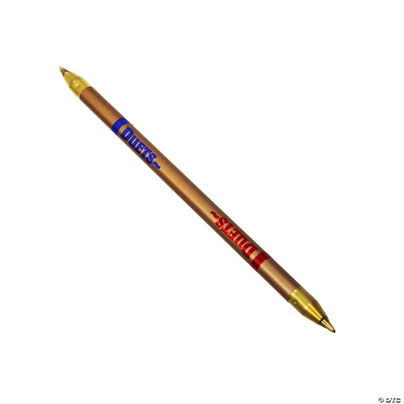 Musgrave Pencil Company Duet Combo Grading Pen, Red/Blue, Pack of 24 Image