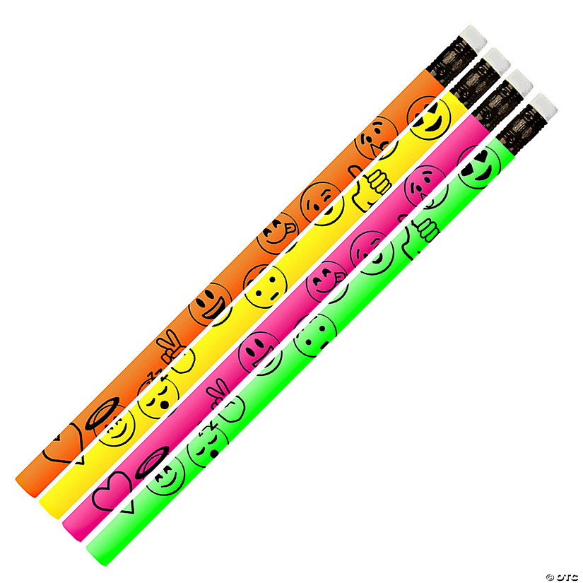 Musgrave Pencil Company Everyday Emojis Pencil, 12 Per Pack, 12 Packs Image