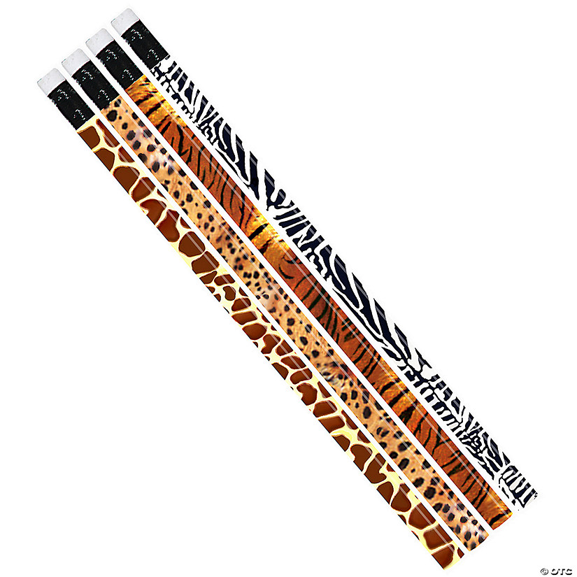 Musgrave Pencil Company Jungle Fever Assortment Pencil, 12 Per Pack, 12 Packs Image