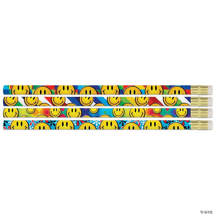 Musgrave Pencil Company Smiley Sensations Pencils, 12 Per Pack, 12 Packs Image