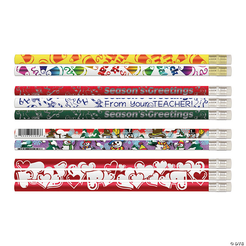 Musgrave Pencil Company Teacher Seasonal Pencils Assortment, Pack of 144 Image