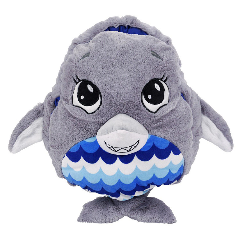 Mushabelly Grey Shark Large 15" Plush Image