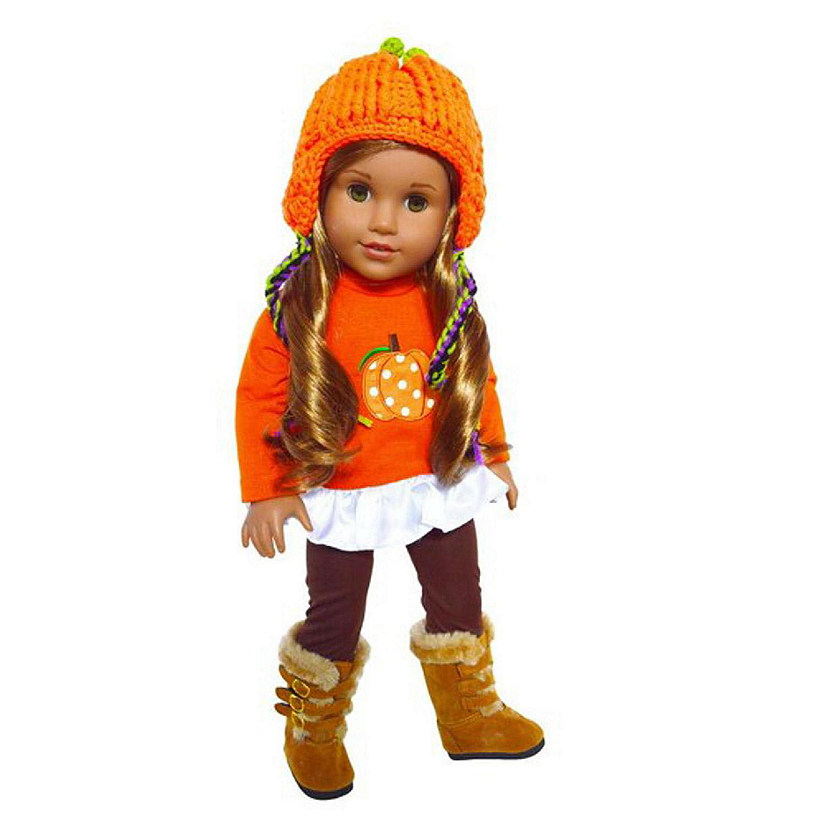 My Brittany's Pumpkin Harvest Outfit Fits 18 Inch Dolls Image