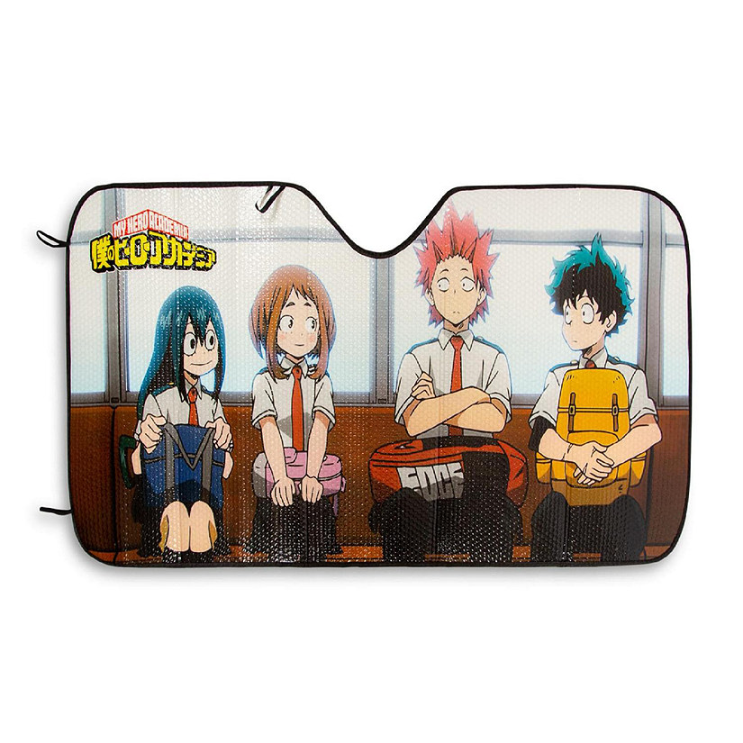 My Hero Academia Characters Sunshade for Car Windshield  58 x 28 Inches Image