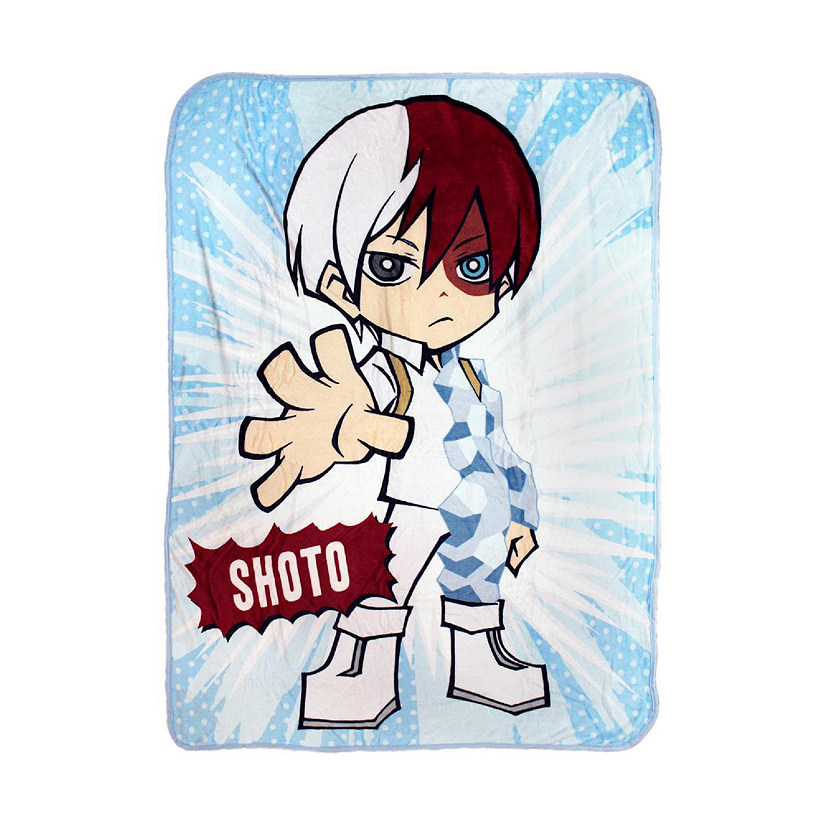 My Hero Academia Shoto Todoroki 45 x 60 Inch Fleece Throw Blanket Image